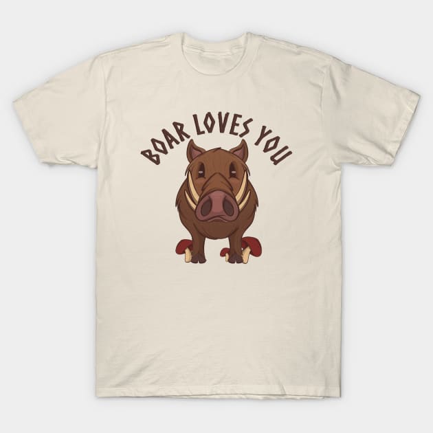 Valheim Boar Loves You T-Shirt by Artistic Imp